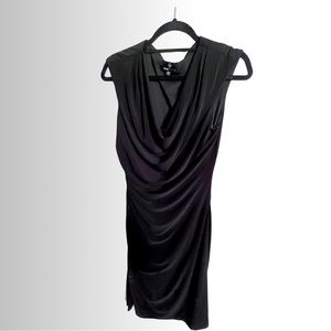Black, slinky dress